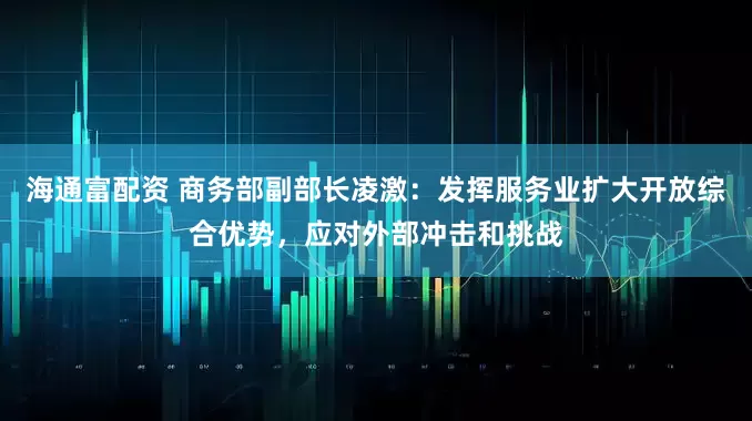 海通富配资 商务部副部长凌激：发挥服务业扩大开放综合优势，应对外部冲击和挑战