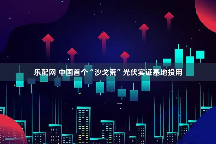 乐配网 中国首个“沙戈荒”光伏实证基地投用
